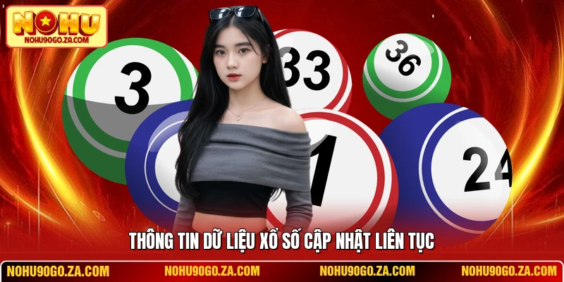 Thông tin dữ liệu xổ số cập nhật liên tục